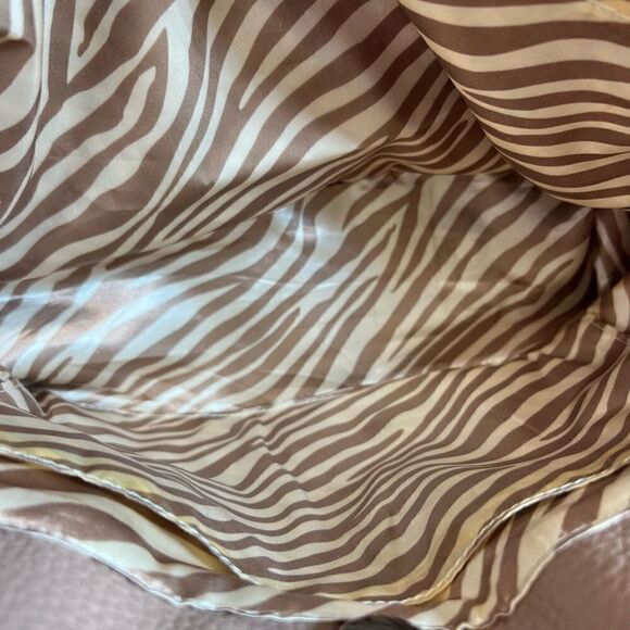 Large Dana Buchman Stripped Colorful Tote Faux Leather - Picture 15 of 15